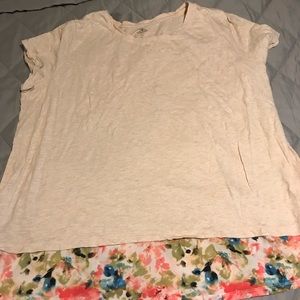 Pretty layered look t-shirt